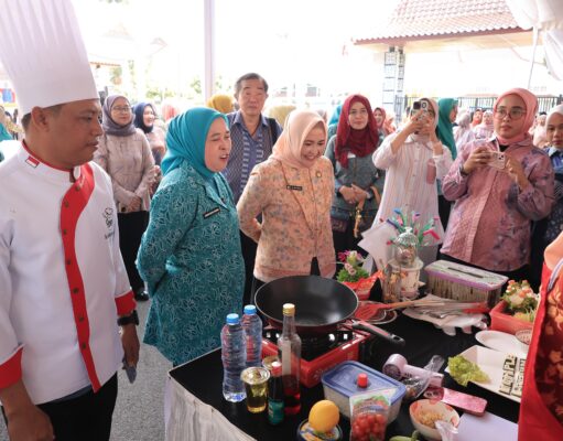 Semarak HUT ke-1343 Kota Palembang, Dewi Sastrani Ratu Dewa Buka Lomba Masak Bersama Fiesta