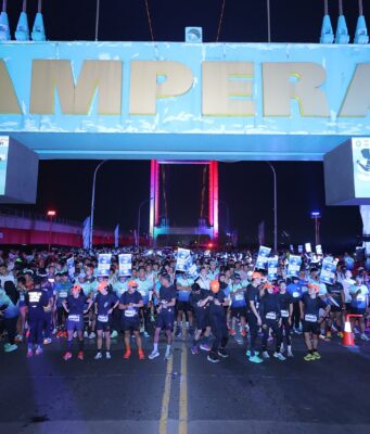 Sambut HUT Palembang ke-1343, Ribuan Pelari dari 140 Daerah Ramaikan Mandiri Ampera Tourism Run