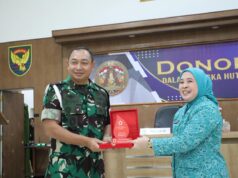 Kolaborasi, HUT ke 80 POMDAM II/Swj Gelar Donor Darah bersama PMI Palembang
