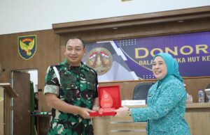 Kolaborasi, HUT ke 80 POMDAM II/Swj Gelar Donor Darah bersama PMI Palembang