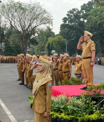 Pimpin Apel Gabungan ASN, Asisten III Akhmad Bastari Tekankan Disiplin dan Optimalisasi Pelayanan Publik