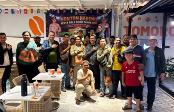 5. Polri dan Pers Bersatu dalam Kebersamaan, Bidhumas Polda Sumsel Gelar Nobar Piala Dunia 2026 di Palembang