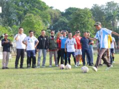 Buka Fun Game Mini Soccer IJTI Sumsel 2026, Ratu Dewa Ajak Jurnalis Perkuat Solidaritas