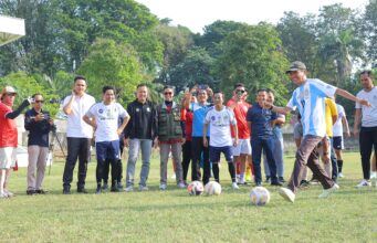 Buka Fun Game Mini Soccer IJTI Sumsel 2026, Ratu Dewa Ajak Jurnalis Perkuat Solidaritas