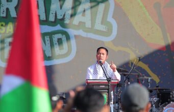 Ribuan Warga Padati Aksi Bela Palestina Jilid VI, Wali Kota Palembang Serukan Kemanusiaan