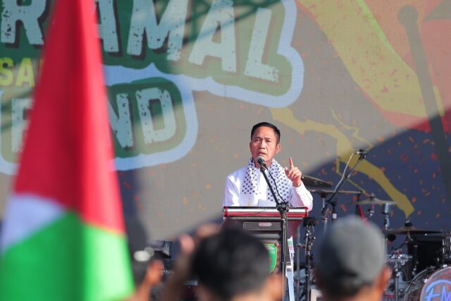Ribuan Warga Padati Aksi Bela Palestina Jilid VI, Wali Kota Palembang Serukan Kemanusiaan