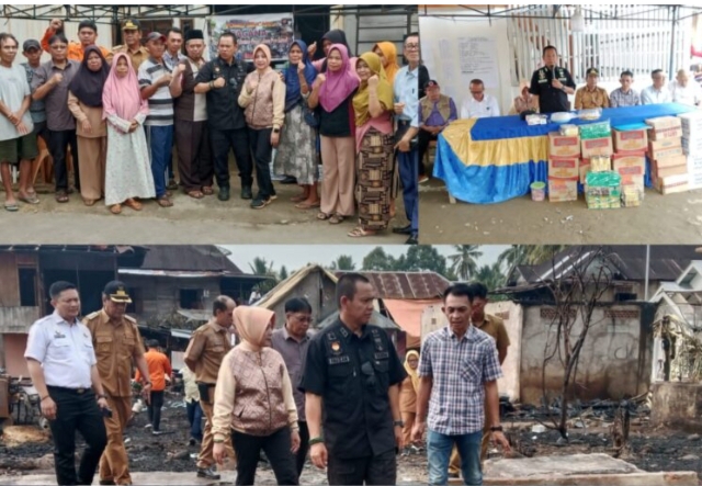 Pemkab Empat Lawang Salurkan Bantuan Darurat untuk 14 Rumah Korban Kebakaran