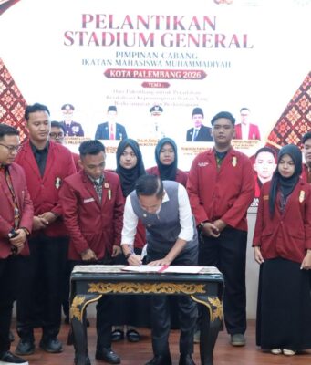 Hadiri Pelantikan PC IMM Kota Palembang, Ratu Dewa Dorong Mahasiswa Jadi Mitra Strategis Pembangunan