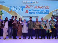 Bupati Lahat Bursah Zarnubi Hadiri Welcome Dinner HUT ke-26 APKASI di Deli Serdang