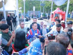 Nobar Piala Dunia di TVRI Sumsel, Ratu Dewa Dukung UMKM dan Jaga Kebersihan Kota