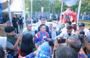 Nobar Piala Dunia di TVRI Sumsel, Ratu Dewa Dukung UMKM dan Jaga Kebersihan Kota