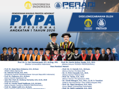 UI dan PERADI Profesional Buka PKPA Angkatan I Tahun 2026, Cetak Advokat Berintegritas