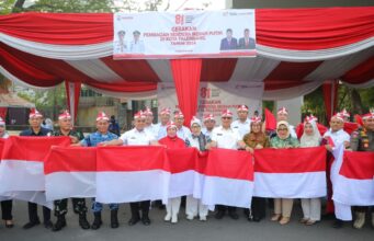 Kibarkan Merah Putih! Pemkot Palembang Tebar Bendera Hingga ke Kecamatan Jelang 17 Agustus