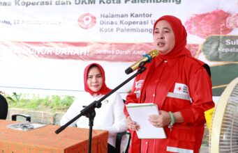 Sambut HUT ke-81 RI, Pemkot Palembang dan PMI Gelar Bakti Sosial Donor Darah