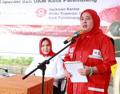 Sambut HUT ke-81 RI, Pemkot Palembang dan PMI Gelar Bakti Sosial Donor Darah