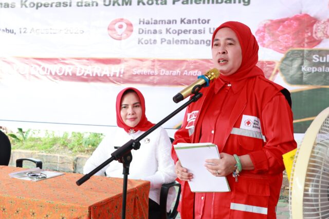 Sambut HUT ke-81 RI, Pemkot Palembang dan PMI Gelar Bakti Sosial Donor Darah