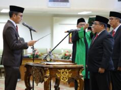 Lantik Pengurus Baznas 2026–2031, Ratu Dewa Tekankan Transparansi dan Profesionalitas Pengelolaan Zakat