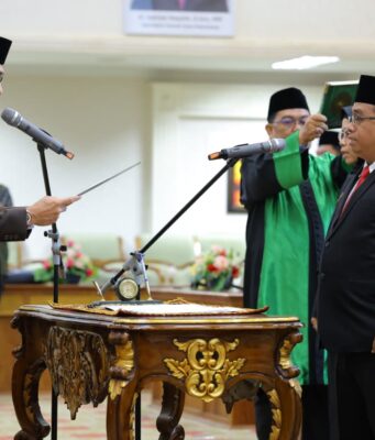 Lantik Pengurus Baznas 2026–2031, Ratu Dewa Tekankan Transparansi dan Profesionalitas Pengelolaan Zakat