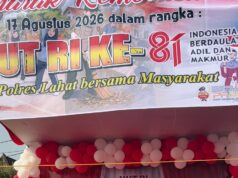 Kapolres Lahat Ajak Masyarakat Kobarkan Semangat Persatuan di HUT ke-81 RI