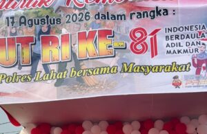 Kapolres Lahat Ajak Masyarakat Kobarkan Semangat Persatuan di HUT ke-81 RI