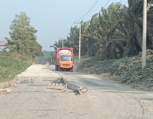 Proyek Jalan Simpang Raja PALI Ditinggal Pemborong, Herman Deru Harusnya Malu