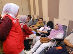 PMI Palembang bersama Novotel Hotel gelar donor darah HUT RI ke 81, 200 kantong terkumpul dalam 30 menit