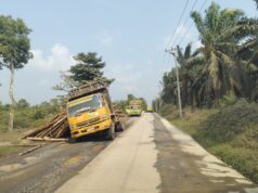 Proyek Mangkrak di PALI Makan Korban, Mirisnya Angkutan Penyandang Dana Yang Terguling