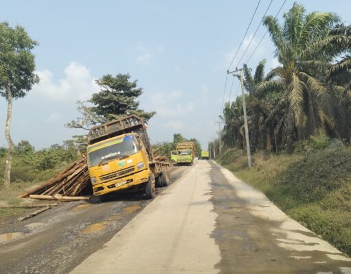 Proyek Mangkrak di PALI Makan Korban, Mirisnya Angkutan Penyandang Dana Yang Terguling