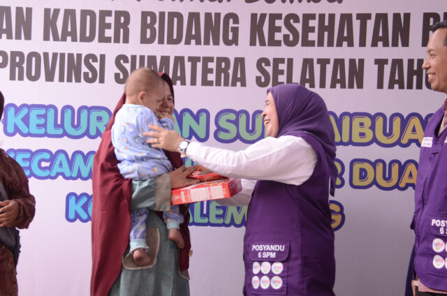 TP PKK Palembang Apresiasi Kader Kesehatan, Posyandu Dorong ke Pusat Pemberdayaan Masyarakat