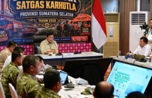 Presiden RI Prabowo Kunjungan di Palembang. Pangdam II/Swj : Sebanyak 3000 Personel TNI dari Yonif TP Dikerahkan Tangani Karhutla di Sumsel