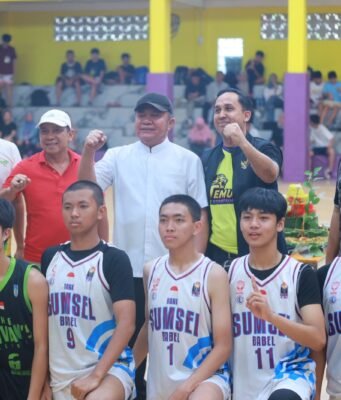 Gubernur Herman Deru Resmi Buka GOR Pemuda Sport & Entertainment, Sekaligus Buka Final Perbasi Cup I