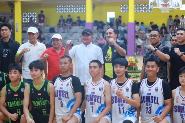 Gubernur Herman Deru Resmi Buka GOR Pemuda Sport & Entertainment, Sekaligus Buka Final Perbasi Cup I