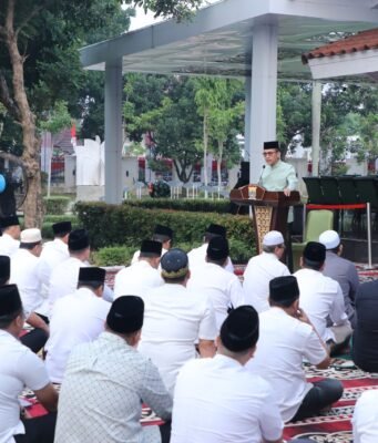 Pemkot Palembang Gelar Sholat Istisqa, Munajat Minta Hujan di Tengah Kabut Asap