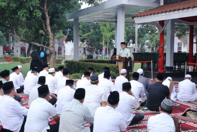 Pemkot Palembang Gelar Sholat Istisqa, Munajat Minta Hujan di Tengah Kabut Asap