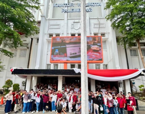 Walking Tour, Peluhan Pemandu wista Napak Tilas ke Kantor Ledeng Palembang