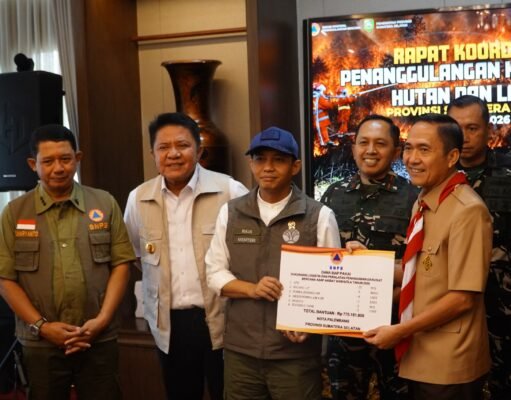 BNPB Kirim Bantuan Peralatan Karhutla, Pemkot Palembang Siagakan Posko Kesehatan 24 Jam