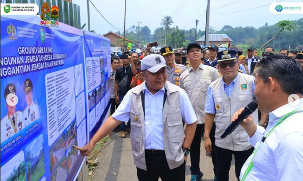 Sinergi Joncik – Herman Deru, Jembatan Sleman Ulu Dibangun, Akses Empat Lawang – Bengkulu Dibuka