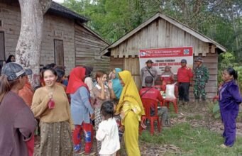 BMH Salurkan Sembako ke Ratusan KK Desa Riding Pangkalan Lampam