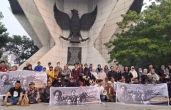 Doa untuk 5 Jurnalis yang Hilang di Krakatau, Forum Jurnalis Sumsel Ingatkan Pesan Saling Jaga