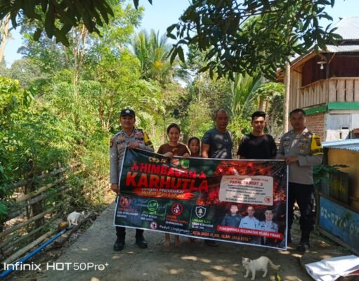 Door to Door Cegah Karhutla, Polres Empat Lawang Jalankan “Makmano Karhutlah