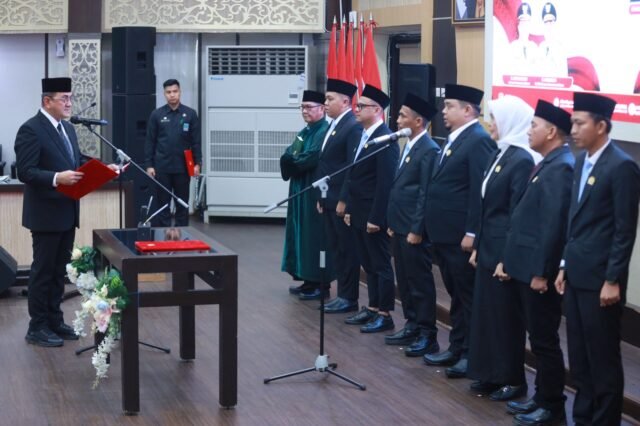 Sekda Sumsel Edward Candra Lantik Komisioner KPID 2026–2029, Tekankan Penguatan Etika di Era AI