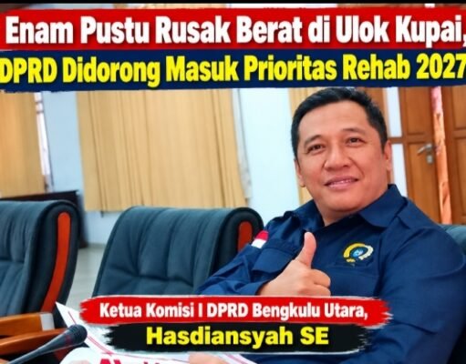 Enam Pustu Rusak Berat di Ulok Kupai, DPRD Didorong Masuk Prioritas Rehab 2027