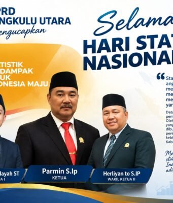 DPRD Bengkulu Utara Ucapkan Selamat Hari Statistik Nasional 2026