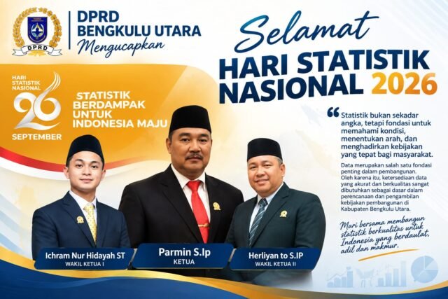 DPRD Bengkulu Utara Ucapkan Selamat Hari Statistik Nasional 2026