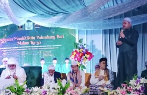 Ratusan Majelis Padati Maulid Sittin Palembang Bari Malam ke-30