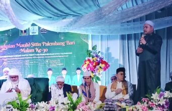 Ratusan Majelis Padati Maulid Sittin Palembang Bari Malam ke-30
