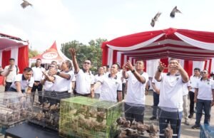 Lomba Kicau Mania Piala Pangdam II/Swj Cup III Meriahkan HUT TNI Ke-81