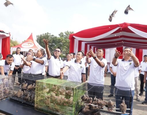 Lomba Kicau Mania Piala Pangdam II/Swj Cup III Meriahkan HUT TNI Ke-81