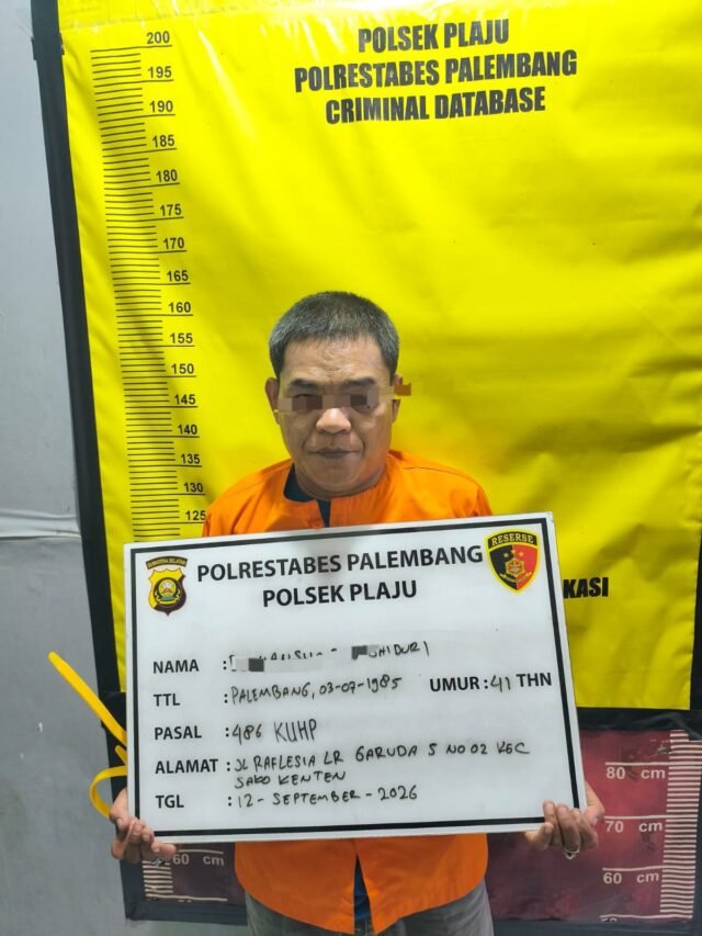Srigala Plaju Ringkus Pelaku Penggelapan Mobil Setelah Buron Selama Sebulan