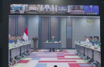 Kasdam II/Sriwijaya Ikuti Rakornis TMMD ke-130 TA 2026 Secara Vicon, Siap Akselerasi Pembangunan Wilayah